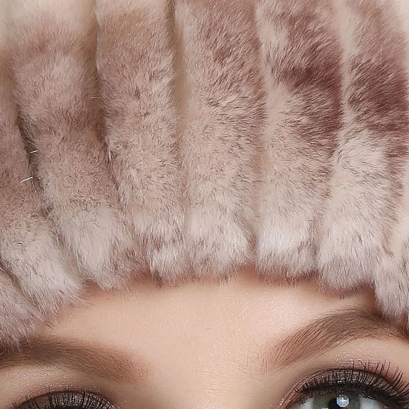 SISILIA 2017 зимние женские шапки из кроличьего меха с лисьим мехом модные теплые