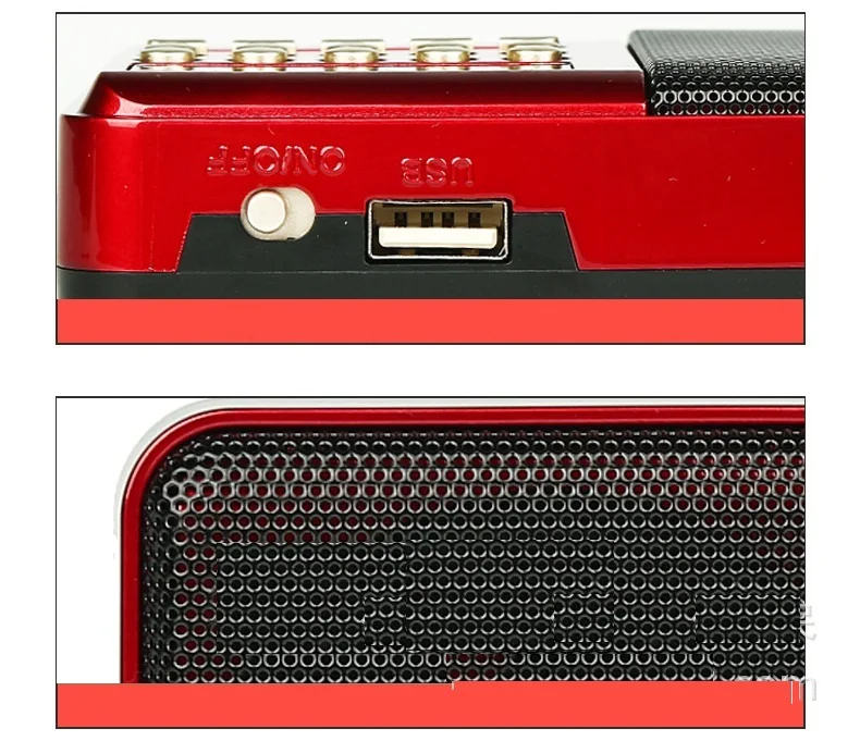 Карманный радиоприемник FM радио портативный Перезаряжаемый динамик с