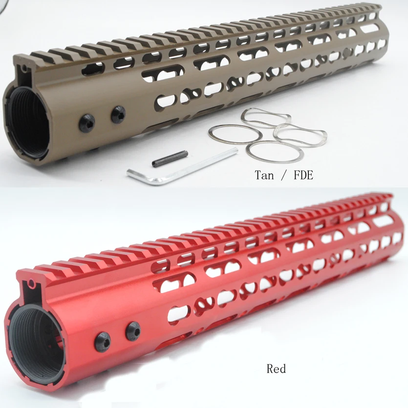 Трирок 13 5 дюймов NSR Keymod Handguard Free Float Rail Mount System алюминиевый/стальной бочонок гайка