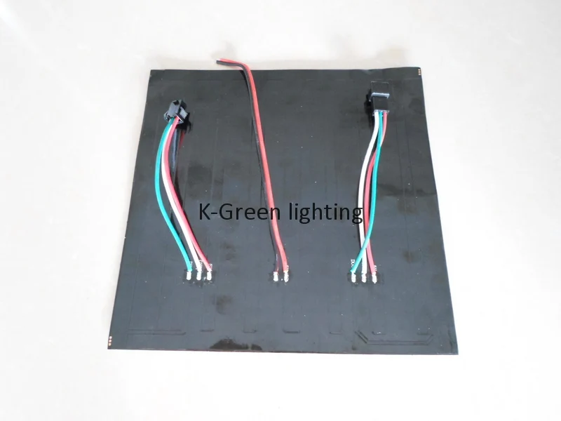 

10X WS2812B 16*16pixels RGB digital led display screen dimension 170*170mm flexible plate express free shipping