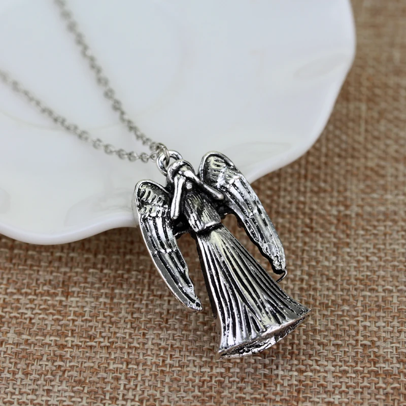 Ожерелье MQCHUN Доктор ангел подвеска плачущийся вдохновленная доктором странным