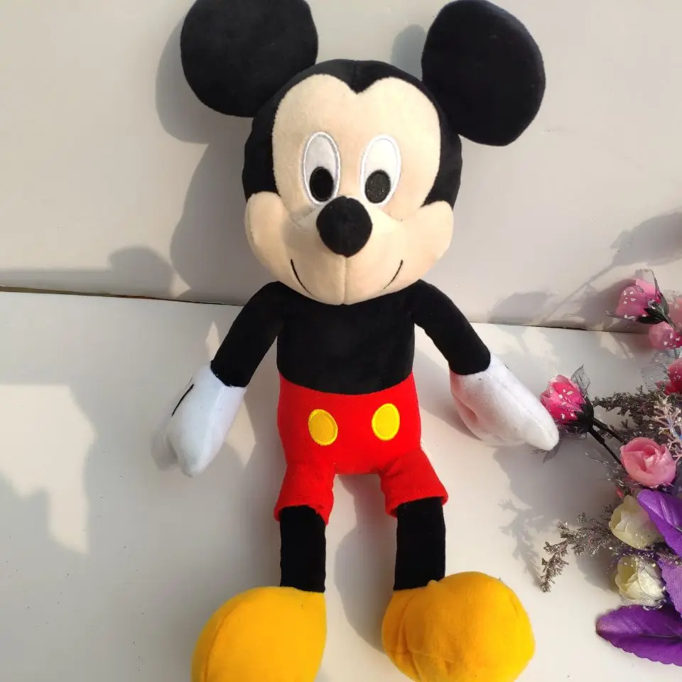mickey Микки Минни Маус 35 см Плюшевые игрушки Мягкие игрушки детские игрушки Рождественский подарок Минни Рождественский подарок для девочки - Цвет: mickey