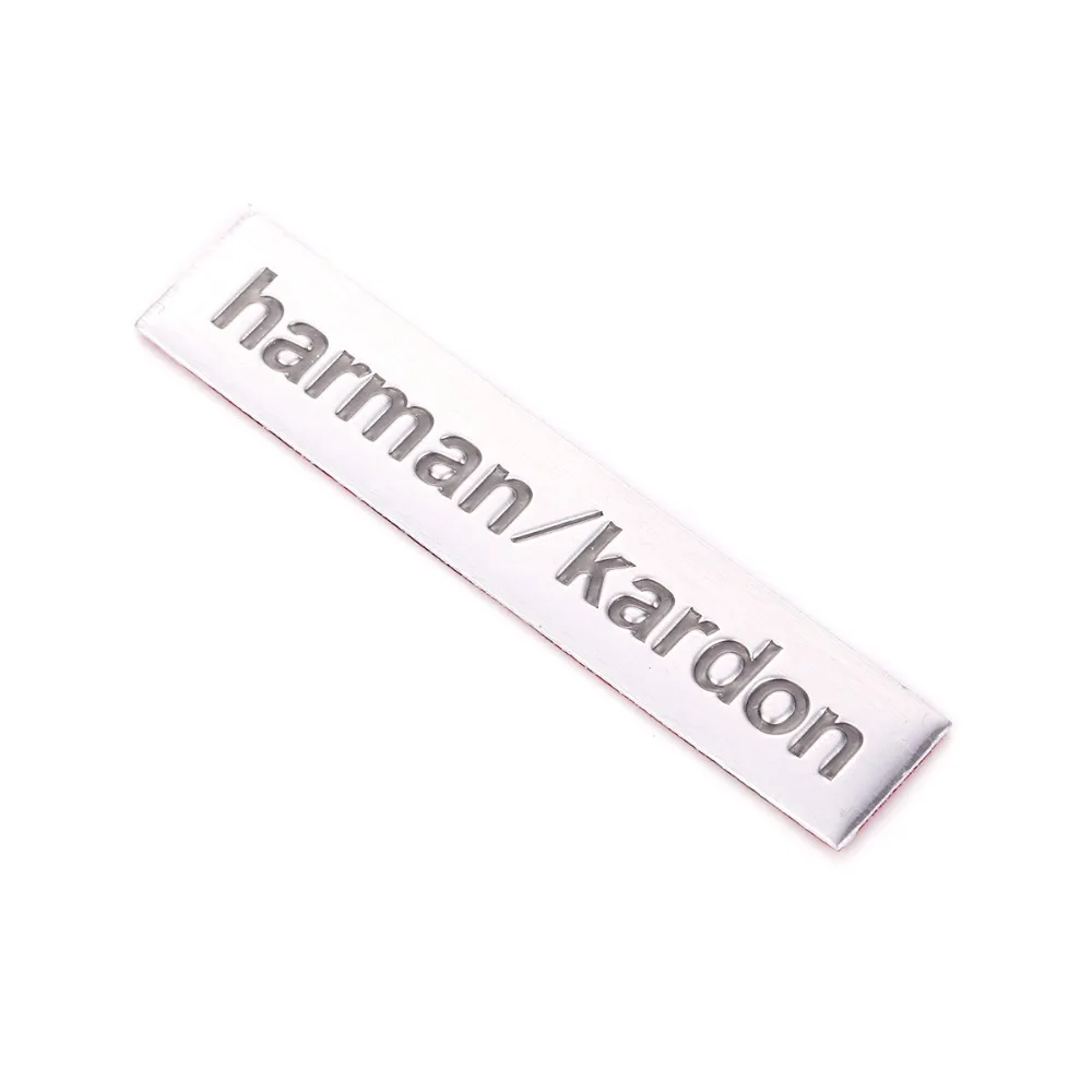 3D Harman/Kardon Hi-Fi динамик стерео динамик алюминиевая эмблема наклейка автомобиль аксессуары Стайлинг 254