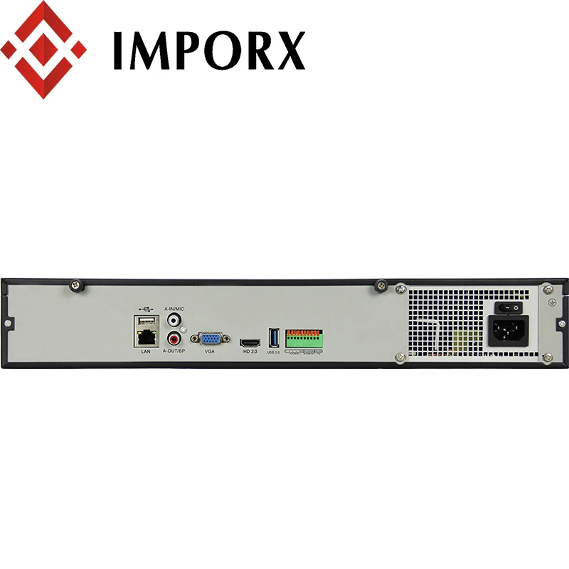 MPORX 64CH NVR H.265/H.264, поддержка 64 каналов 4K(3840*2160) Доступ IPC, поддержка до 4 каналов 4K или 16 каналов 1080P