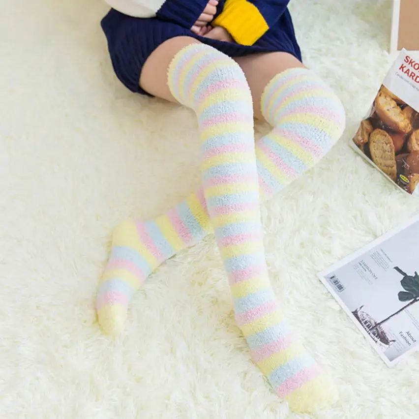 Новинка; женские зимние гетры выше колена; Meias; Chaussette; мягкие хлопковые Гольфы; леггинсы; красивый Молодежный стиль; Sox