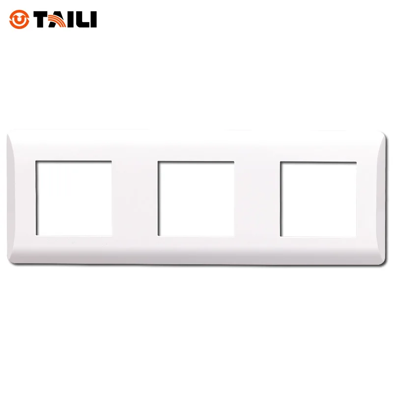 TAILI трехсекционная рамка Передняя пластина для настенного выключателя настенная