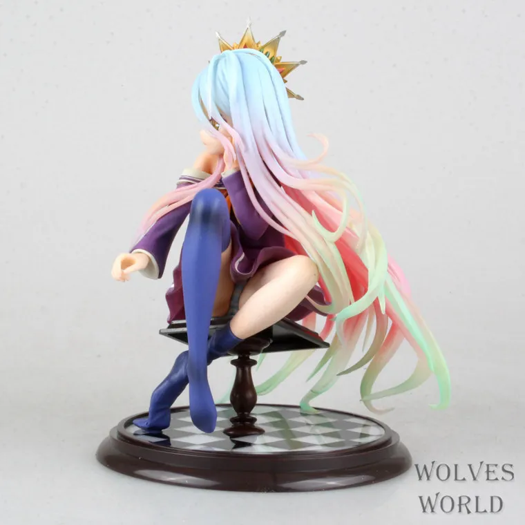 Huong аниме Рисунок 15 см без игры жизни Shiro 1/7 масштаб полный ПВХ фигурку