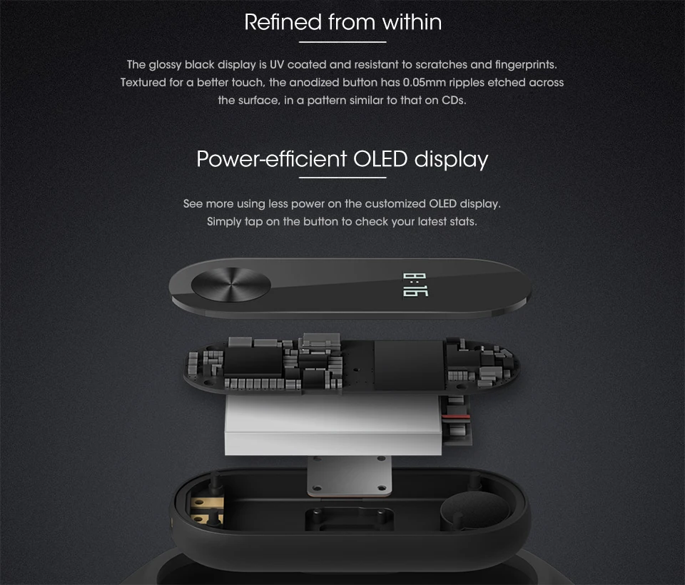Xiaomi mi Band 2 умный Браслет фитнес-браслет Xio mi band 2 монитор сердечного ритма Xao mi трекер активности Xaio mi Smart Band 2