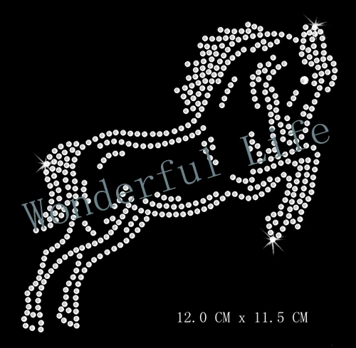 Новый продукт бесплатная доставка крутая лошадь Стразы передача железа на