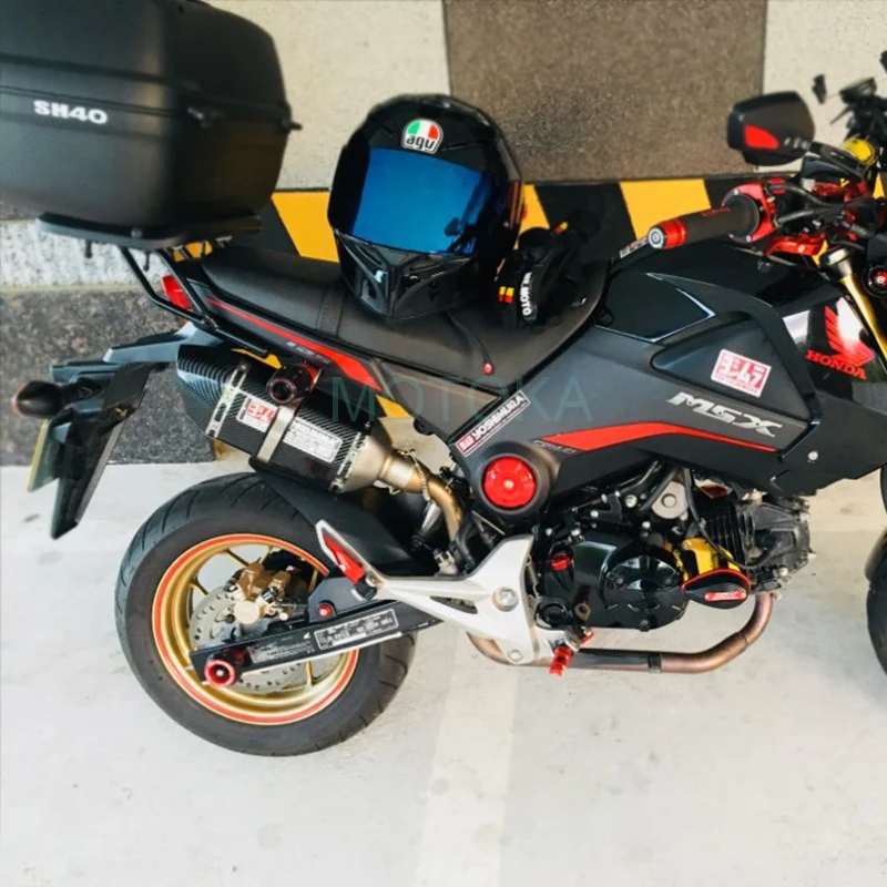 51 мм Глушитель для мотоцикла для Duke 200 Z1000 TMAX530 KTM530 R1 универсальный глушитель из нержавеющей стали Yoshimura полная система