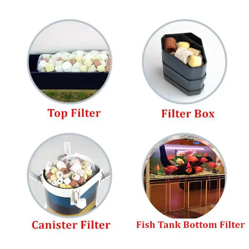 Керамические биохимические кольца 250 г/500 г домашний фильтр для аквариума