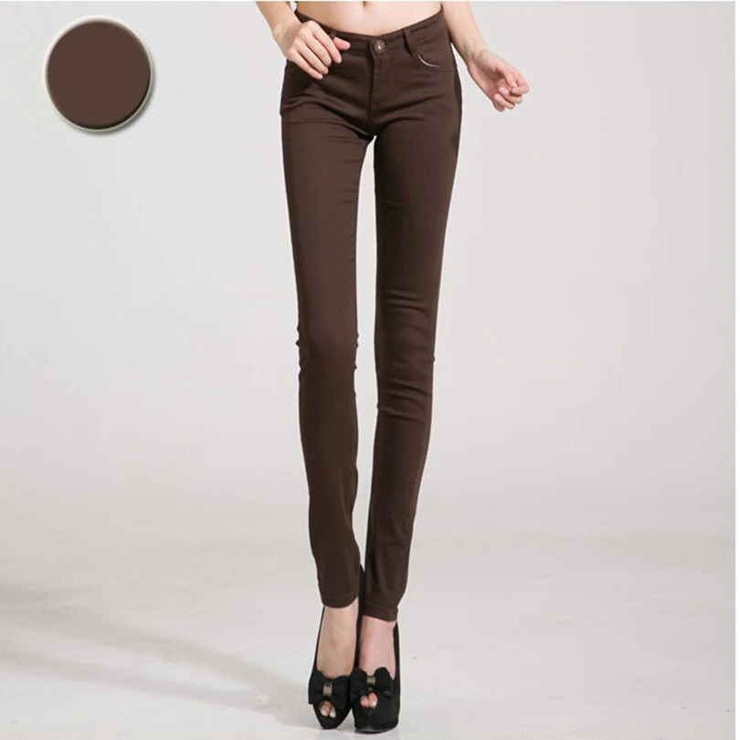 YGYEEG 2020 новые женские длинные брюки ярких цветов карандаш облегающие высокого