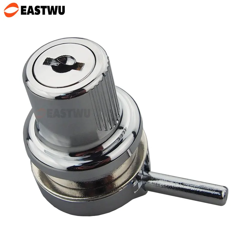 224 один Стекло замок двери шкафа хромированный высокое качество Дисплей витрина