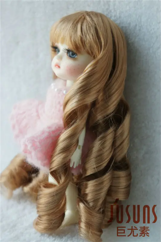 JD153 1/8 симпатичный курчавый bjd Размер куклы парики 5 6 дюймов Горячие волосы BJD