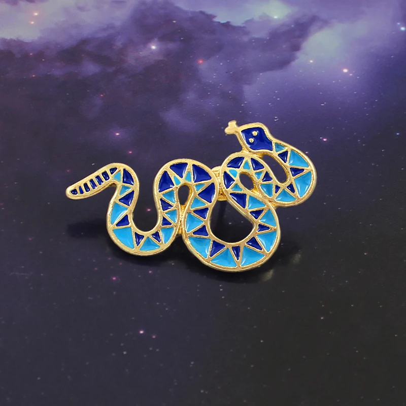 RNG синий Змеиный значок треугольник более Синий геометрический узор змеиная кожа