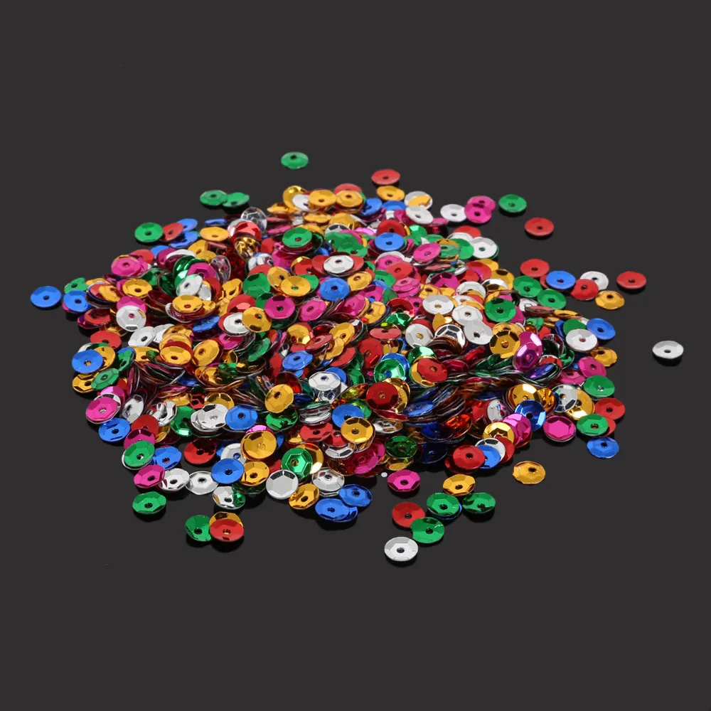 Круглые пайетки MixColor (1500 3500 шт.) для рукоделия аксессуары одежды скрапбукинг