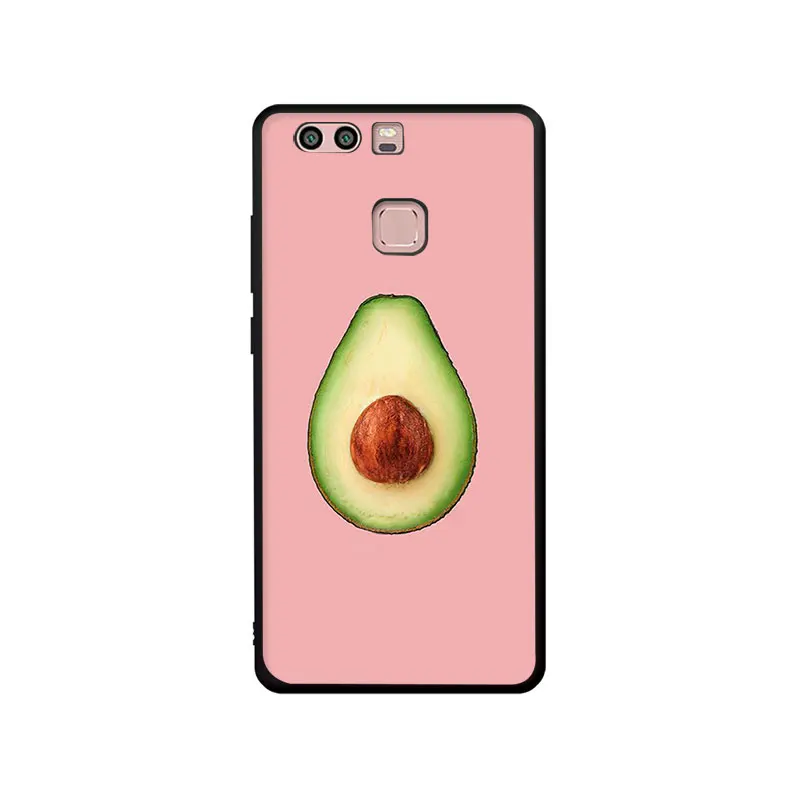 B3 Авокадо мягкий телефон чехол для Huawei P8 9 Lite P10 P20 30 Lite Pro P smart - Цвет: B3