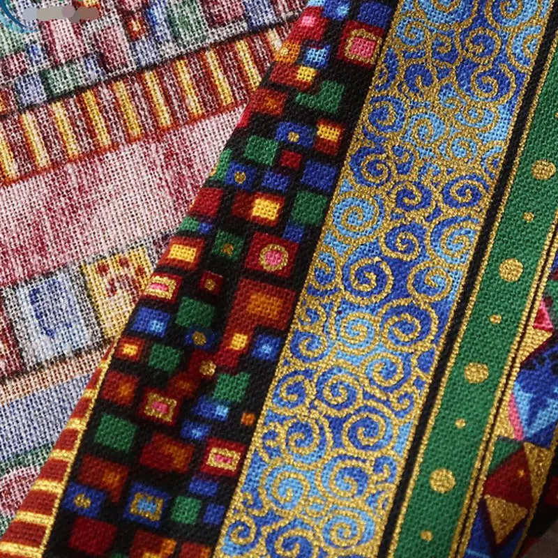 Дешевая ткань для шитья, бронзовая, нигерийская, с принтом, хлопковая ткань для рукоделия, скатерть и фоновое украшение, 45*145 см/шт TJ6058