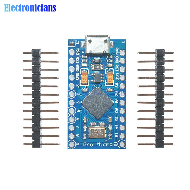 10 комплектов Pro Micro для Arduino ATmega32U4 контроллер USB 5 в 16 МГц atmega32U4 плата модуль Repalce