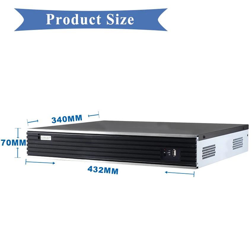 Сетевой видеорегистратор Smar Max 4K выход 32 канала 4 МП 24 5 Мп сетевой H.265 Onvif HI3526 SATA