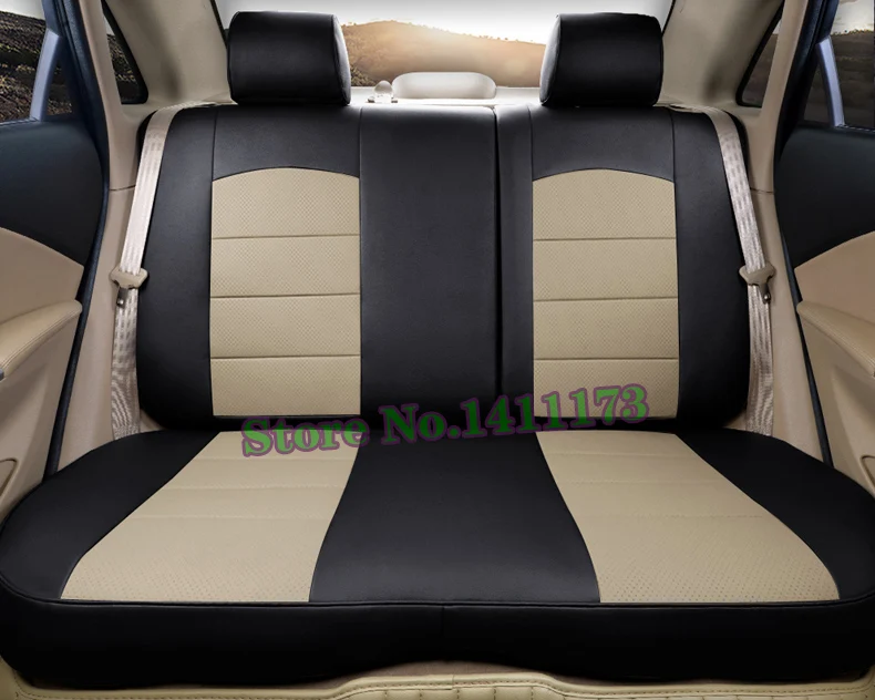 CARTAILOR прочный бежевый кожа кожаный чехол автокресла для Toyota Fortuner чехлы и аксессуары кожзам мест протектор