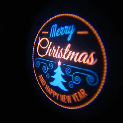 1 шт. Автомобильный логотип приветсветильник беспроводной Рождественский