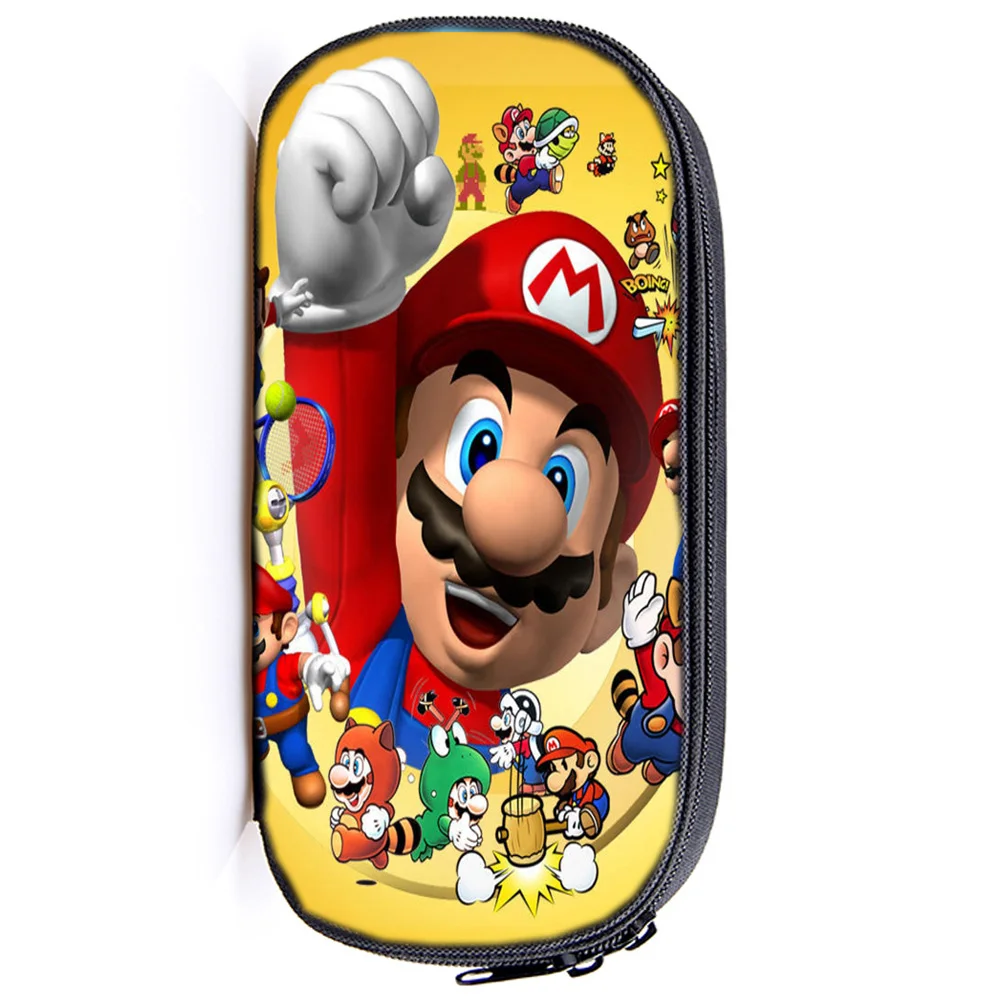 1 Чехол для карандашей Super Mario, сумка для канцелярских принадлежностей для мальчиков и девочек, повседневные школьные принадлежности, модная новая милая Высококачественная детская подставка для ручек - Цвет: 1