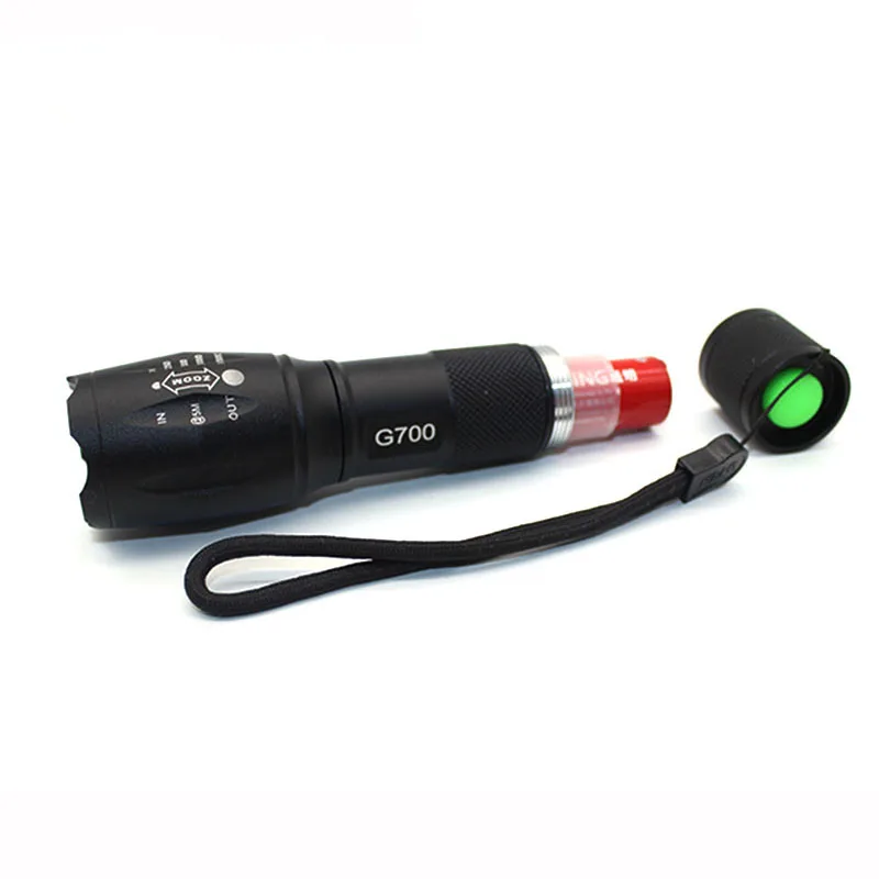 Cree XML T6 3800 люмен тактический военный фонарик Linternas + Подарочная коробка зарядное