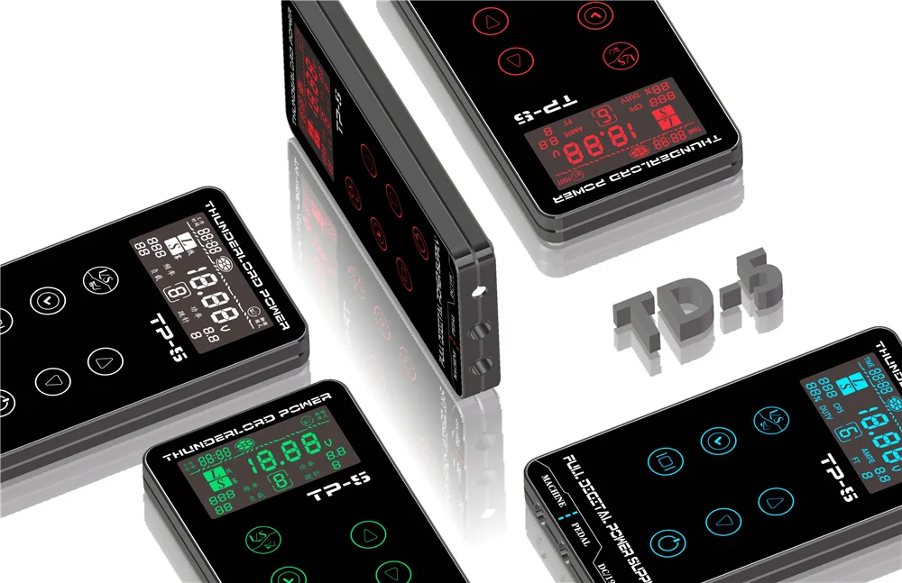 QINK TP-5 источник питания для татуажа hp-2 HURRICANE UPGRADE сенсорный экран инструменты для татуажа интеллектуальный цифровой ЖК-дисплей для перманентного макияжа