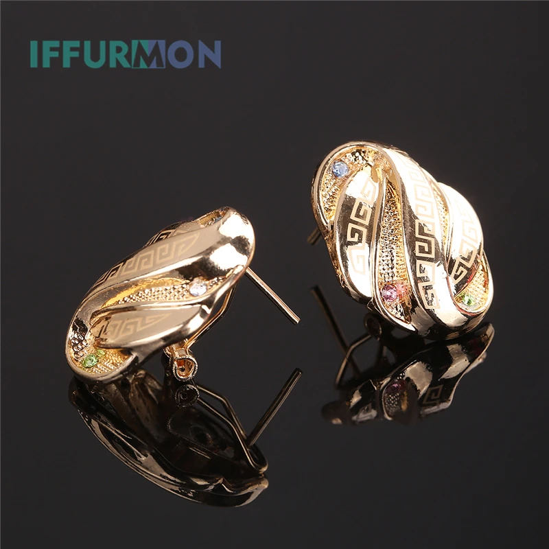 IFFURMON Ювелирные наборы для Для женщин золото Цвет африканские бусы вечерние