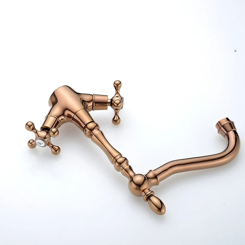 Смесители для кухни в европейском стиле смесители умывальника розовое золото