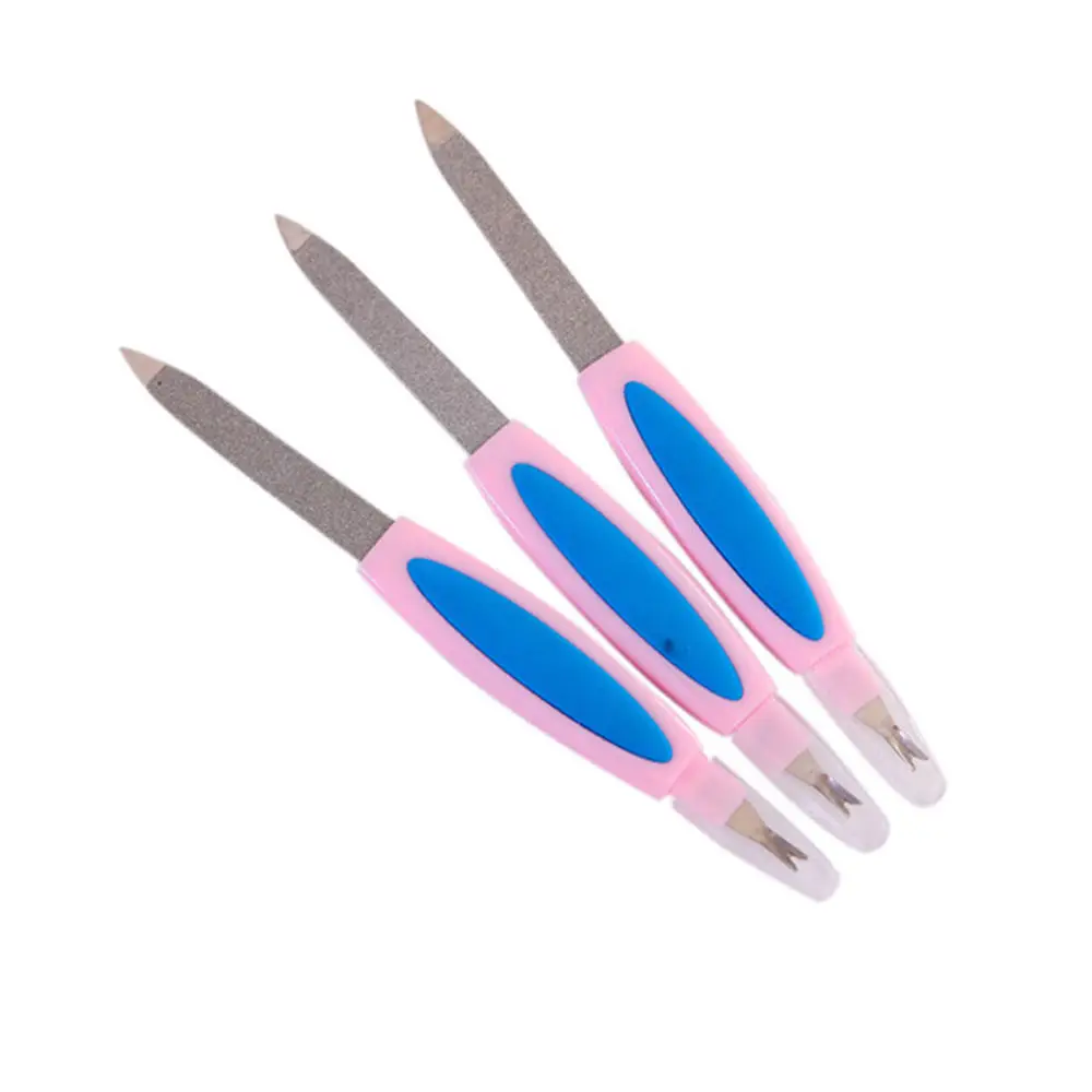 1 шт. двухсторонняя пилка для ногтей маникюра и педикюра разные цвета женские