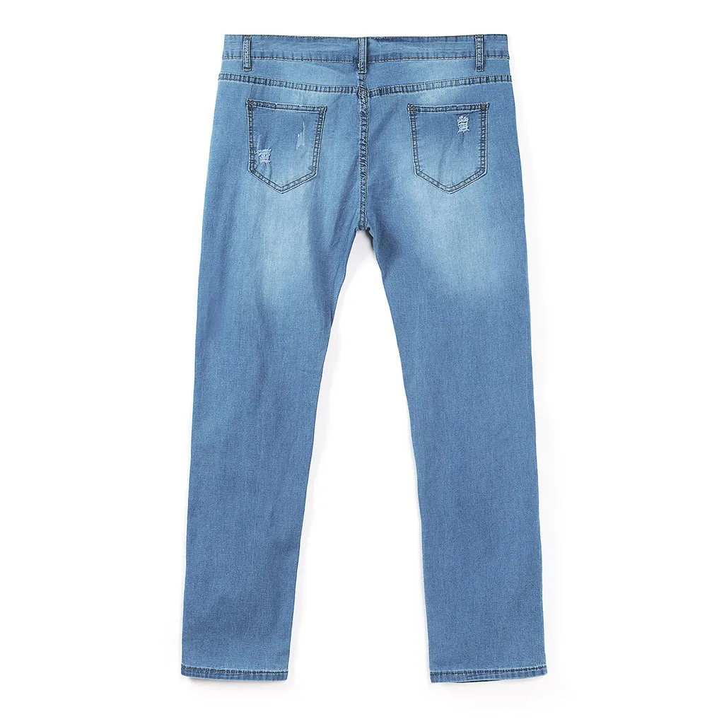 JAYCOSIN модные женские обтягивающие узкие джинсы стрейч со средней талией рваные