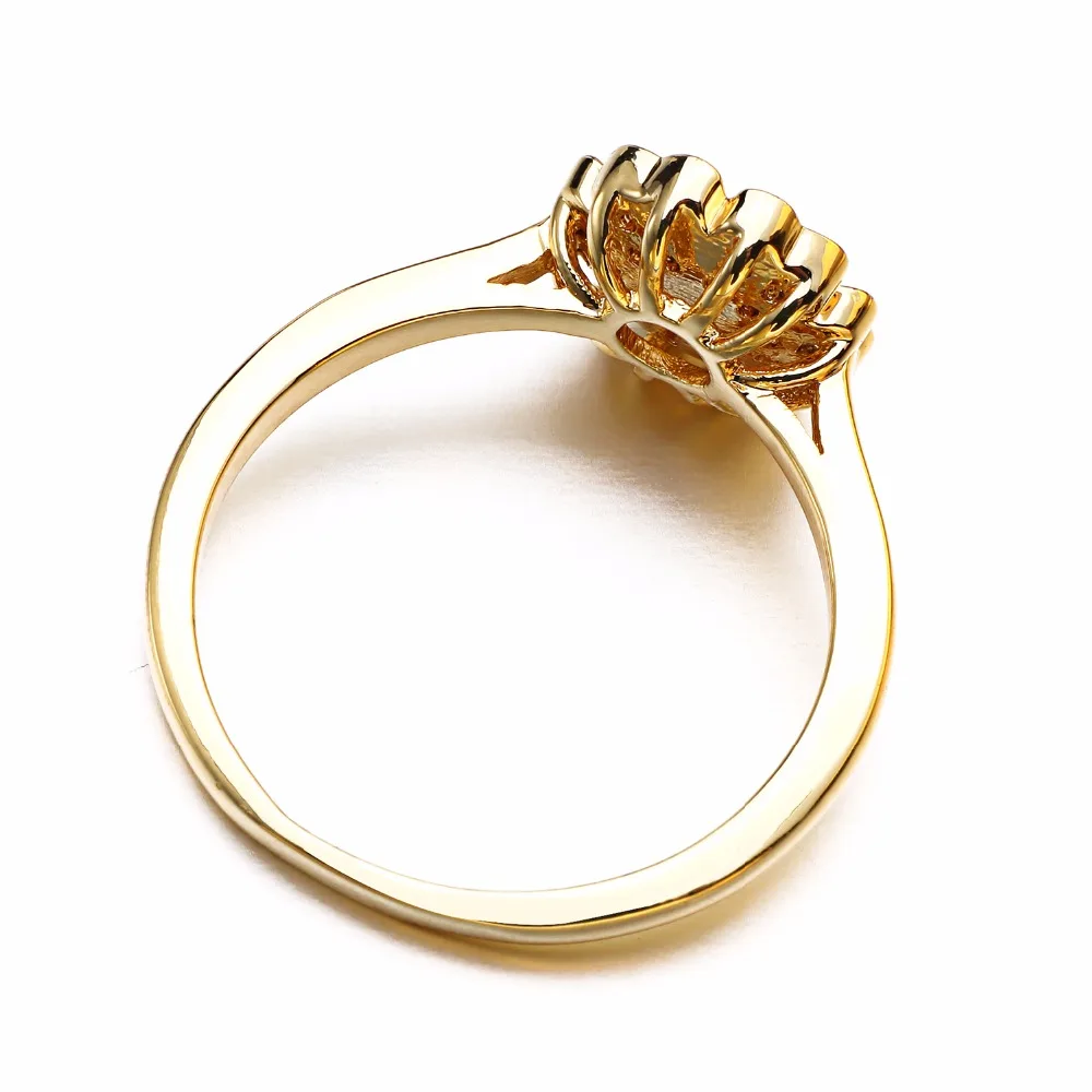 Кольца с фианитами женские блестящие ювелирные украшения романтическое кольцо