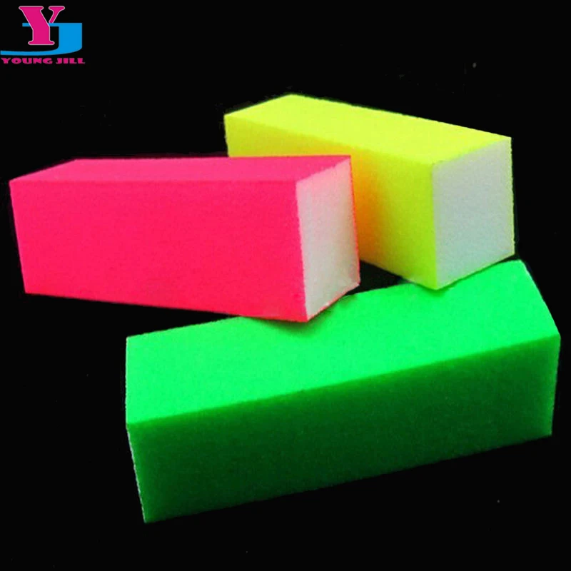 Cor da Arte do Prego de Diagnóstico-ferramenta Jearlyu Lote Polimento Lixa Prego Buffer Bloco Fluorescente Areia Superfície Esponja Blocos 100 Pçs –