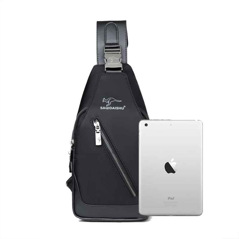 Мужская водонепроницаемая нагрудная сумка Oxford деловая через плечо высокого