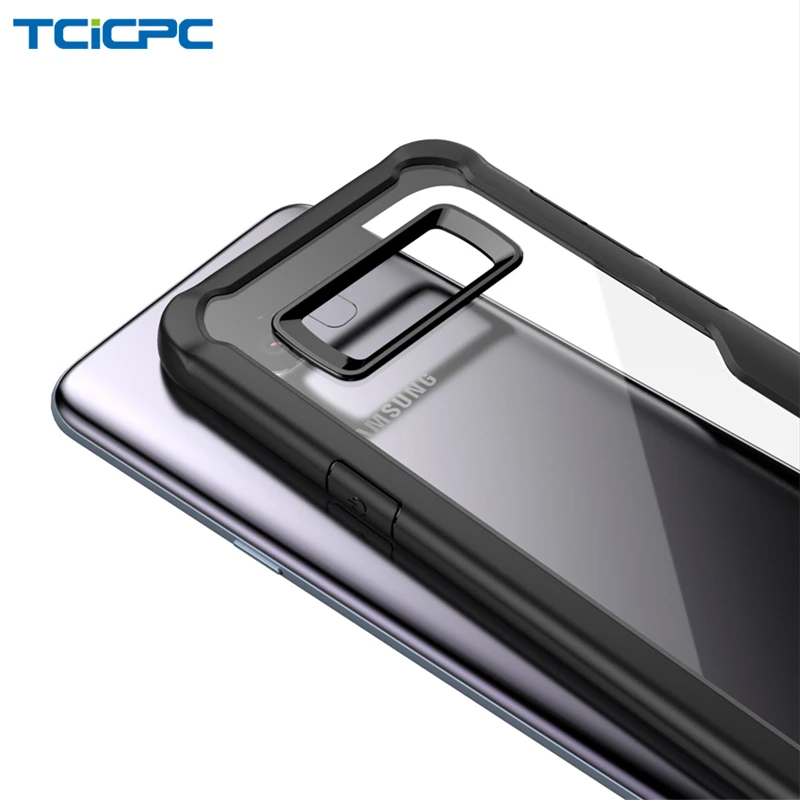 TCICPC For Samsung Galaxy S8 Case Cover Plus TPU Soft Frame Acrylic Hard Back Phone |