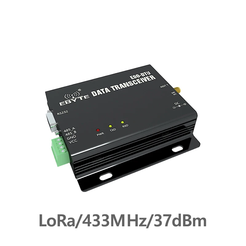 E90-DTU-433L37 LoRa RS232 RS485 беспроводной приемопередатчик 433 МГц 5 Вт дальние расстояния 20 км PLC приемопередатчик Приемник 433 МГц радиомодем