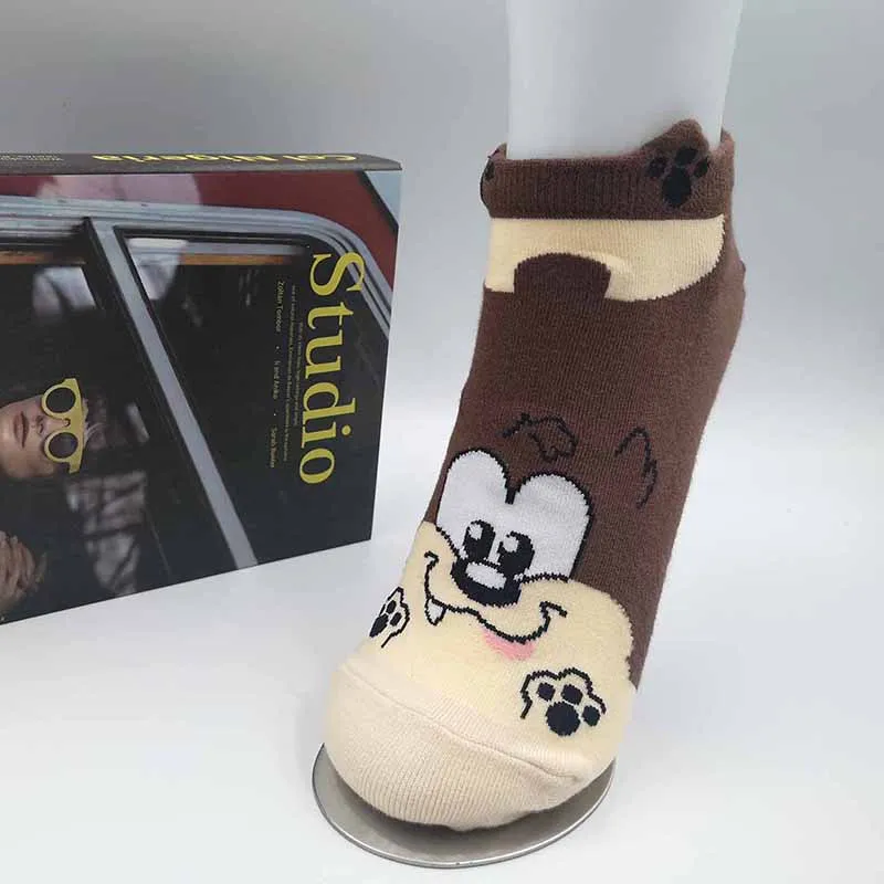 Милые Женские повседневные хлопковые носки с героями мультфильмов looney tunes