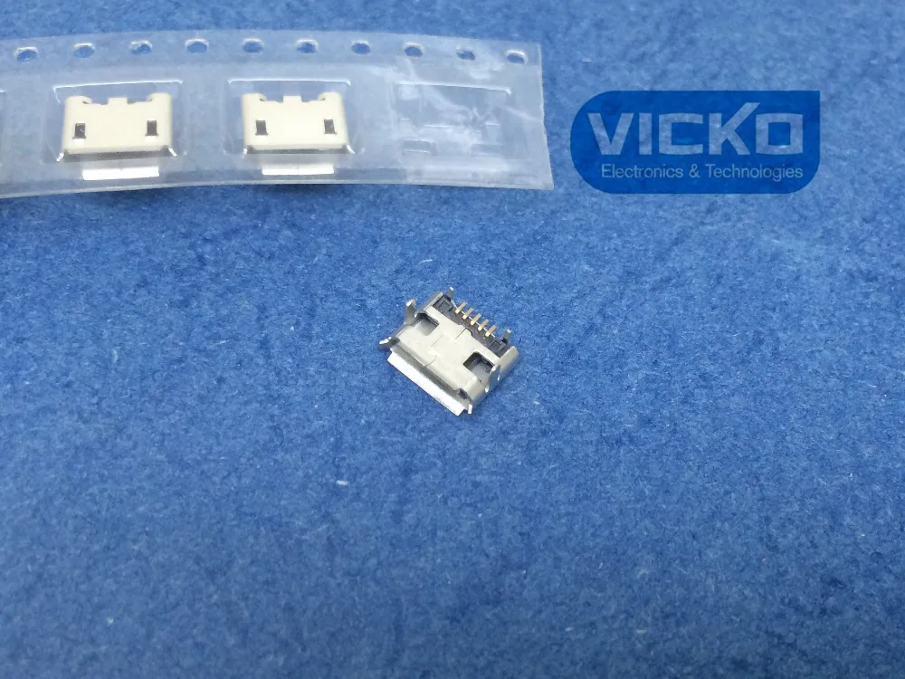 10 шт. разъем Micro USB гнездо типа 5Pin SMT Хвостовая зарядная розетка PCB плата 1|board