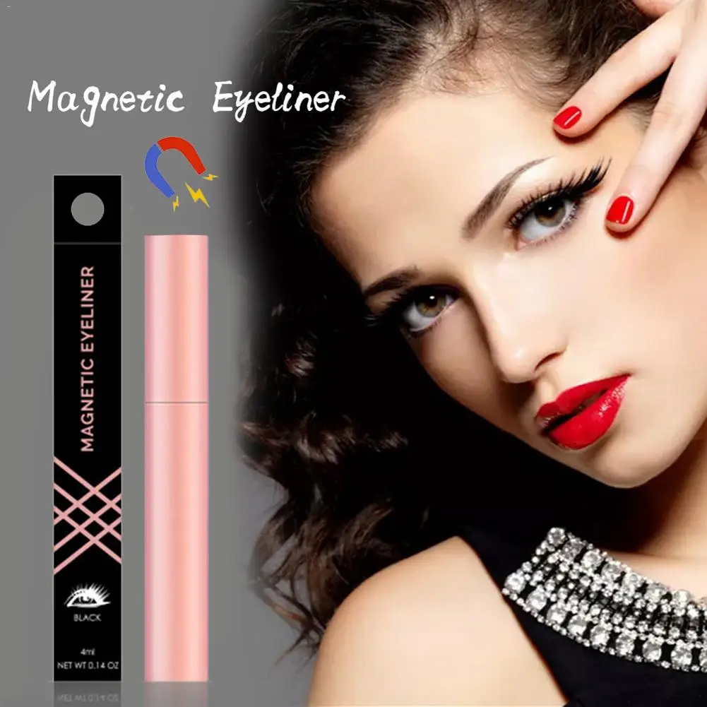 Натуральная Магнитная жидкая подводка для глаз водостойкая быстросохнущая