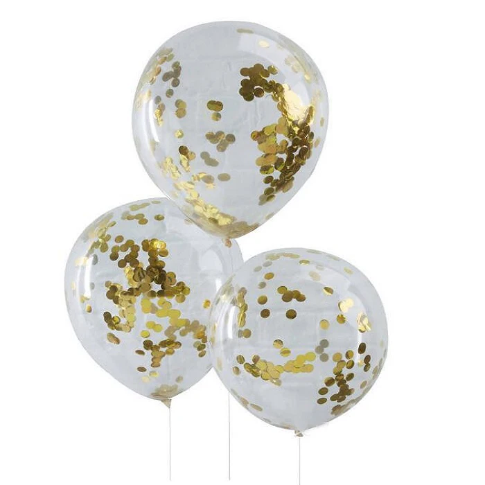 Праздничные принадлежности латексные конфетти для воздушного шара в горошек