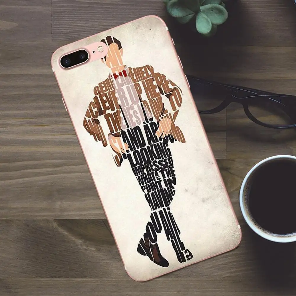 Чехлы для телефонов из ТПУ Apple iPhone X 4 4S 5 5C SE 6 6S 7 8 Plus Galaxy A3 A5 J1 J2 J3 J5 J7 2017 Luxury I Am Doctor Who