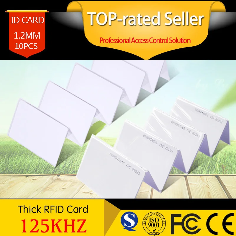 Realhelp 10 шт. EM4100/EM4102 RFID карты 125 кГц ID двери Управление доступа EM карта читатель