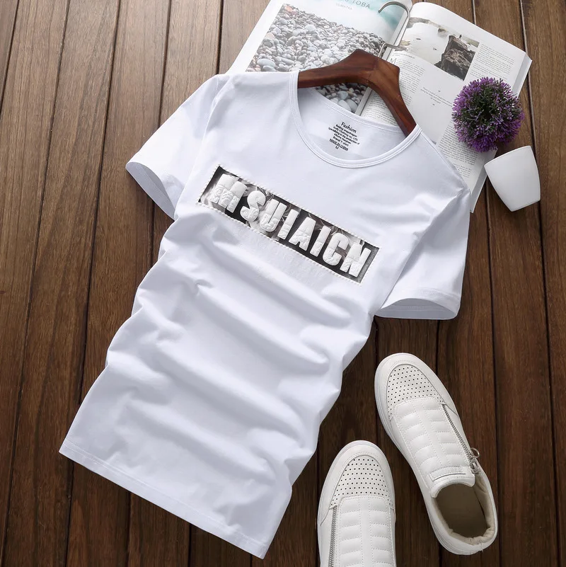 2018 горячая Распродажа Новое поступление мужские топы для мальчиков футболки