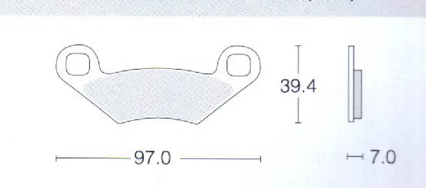 3 пары 6 шт. передние и задние тормозные колодки Linhai 250 300 250CC 300CC детская коляска ATV