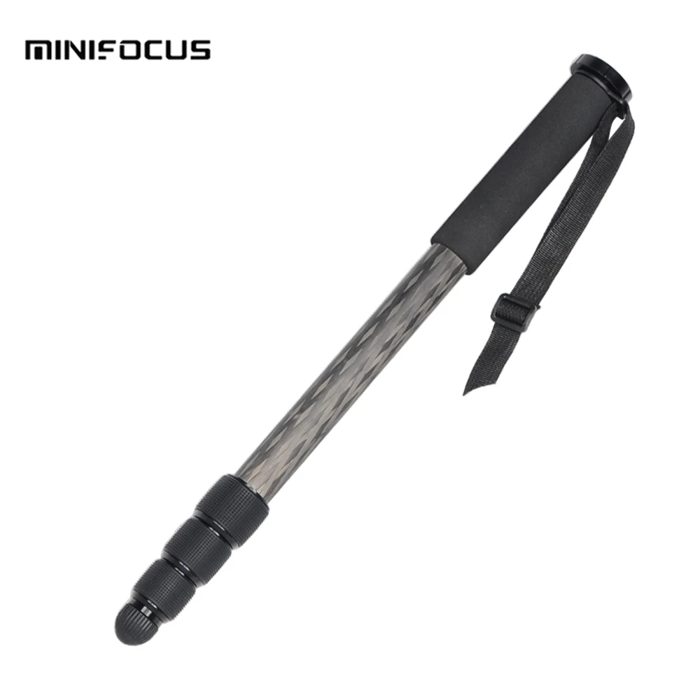 

MINIFOCUS CM-48 Carbon Fiber Camera Monopod Unipod Stick 4-Section for For DSLR Camera Camcorder Handheld Gimbal Stabilizer