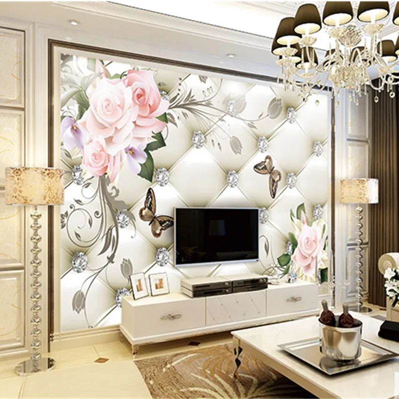 Пользовательские DIY ткань и текстильные обои для стен матовый шелк без запаха