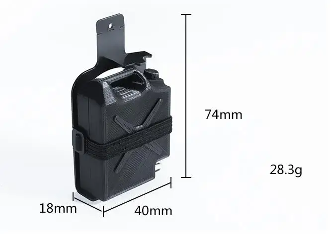 Simulation Water Tank Bucket for 1/10 Tamiya cc01 Crawler Truck JK JEEP 4x4 VRNQUISH VS4-10 hRAXXAS TRX4 CAPO JKMAX ACE-1 SCX10 | Игрушки и