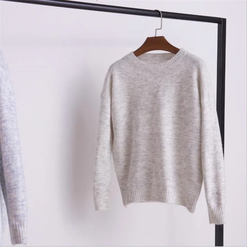 Женский трикотажный джемпер с длинным рукавом Sueter Mujer пуловер в консервативном